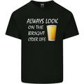 Always Look on the Bright Cider Life Funny Mens Cotton T-Shirt Tee Top Black