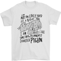 Always Tired Fatigued Exhausted Pigeon Funny Mens T-Shirt 100% Cotton White