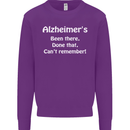 Alzheimers Been There Can't Remember Funny Kids Sweatshirt Jumper Purple
