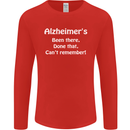 Alzheimers Been There Can't Remember Funny Mens Long Sleeve T-Shirt Red