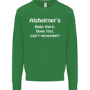Alzheimers Been There Can't Remember Funny Mens Sweatshirt Jumper Irish Green