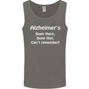 Alzheimers Been There Can't Remember Funny Mens Vest Tank Top Charcoal
