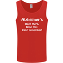 Alzheimers Been There Can't Remember Funny Mens Vest Tank Top Red