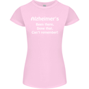 Alzheimers Been There Can't Remember Funny Womens Petite Cut T-Shirt Light Pink