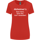 Alzheimers Been There Can't Remember Funny Womens Wider Cut T-Shirt Red