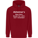 Alzheimers Been There Funny Slogan Childrens Kids Hoodie Red