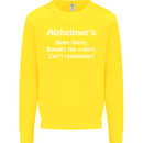 Alzheimers Been There Funny Slogan Kids Sweatshirt Jumper Yellow