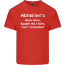 Alzheimers Been There Funny Slogan Kids T-Shirt Childrens Red