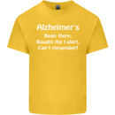 Alzheimers Been There Funny Slogan Kids T-Shirt Childrens Yellow