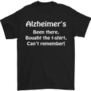 Alzheimers Been There Funny Slogan Mens T-Shirt Cotton Gildan Black