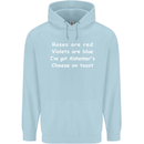 Alzheimers Cheese on Toast Funny Slogan Childrens Kids Hoodie Light Blue