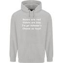 Alzheimers Cheese on Toast Funny Slogan Childrens Kids Hoodie Sports Grey