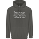 Alzheimers Cheese on Toast Funny Slogan Childrens Kids Hoodie Storm Grey