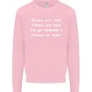 Alzheimers Cheese on Toast Funny Slogan Kids Sweatshirt Jumper Light Pink