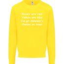 Alzheimers Cheese on Toast Funny Slogan Kids Sweatshirt Jumper Yellow