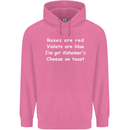 Alzheimers Cheese on Toast Funny Slogan Mens 80% Cotton Hoodie Azelea