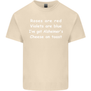 Alzheimers Cheese on Toast Funny Slogan Mens Cotton T-Shirt Tee Top Natural