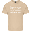 Alzheimers Cheese on Toast Funny Slogan Mens Cotton T-Shirt Tee Top Sand