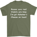 Alzheimers Cheese on Toast Funny Slogan Mens T-Shirt Cotton Gildan Military Green