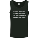 Alzheimers Cheese on Toast Funny Slogan Mens Vest Tank Top Black