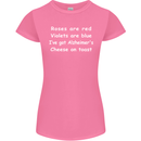 Alzheimers Cheese on Toast Funny Slogan Womens Petite Cut T-Shirt Azalea