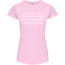 Alzheimers Cheese on Toast Funny Slogan Womens Petite Cut T-Shirt Light Pink