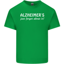 Alzheimers Just Forget About Funny Slogan Kids T-Shirt Childrens Irish Green