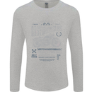 American Custom Motorcycles Motorbike Biker Mens Long Sleeve T-Shirt Sports Grey
