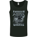 American Eagle Garage Motorbike Motorcycle Mens Vest Tank Top Black