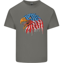 American Eagle USA Flag July 4th Kids T-Shirt Childrens Charcoal