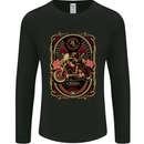 American Motorcycle Biker Motorcycle Mens Long Sleeve T-Shirt Black