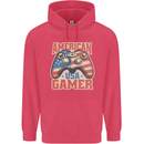 American USA Gamer Video Games Joypad Childrens Kids Hoodie Heliconia