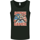 American USA Gamer Video Games Joypad Mens Vest Tank Top Black