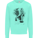 An Abstract Elephant Environment Mens Sweatshirt Jumper Peppermint
