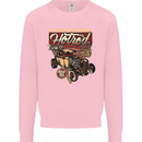 An American Original Hotrod Mens Sweatshirt Jumper Light Pink
