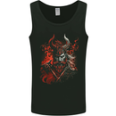 An Artistic Fantasy Viking Warrior Mens Vest Tank Top Black