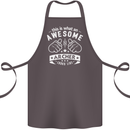 An Awesome Archer Looks Like Archery Cotton Apron 100% Organic Dark Grey