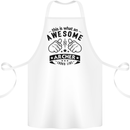 An Awesome Archer Looks Like Archery Cotton Apron 100% Organic White