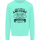 An Awesome Archer Looks Like Archery Kids Sweatshirt Jumper Peppermint