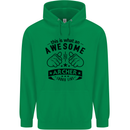 An Awesome Archer Looks Like Archery Mens 80% Cotton Hoodie Irish Green