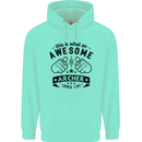 An Awesome Archer Looks Like Archery Mens 80% Cotton Hoodie Peppermint