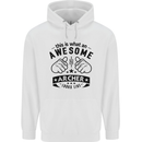 An Awesome Archer Looks Like Archery Mens 80% Cotton Hoodie White