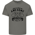 An Awesome Archer Looks Like Archery Mens Cotton T-Shirt Tee Top Charcoal