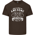 An Awesome Archer Looks Like Archery Mens Cotton T-Shirt Tee Top Dark Chocolate