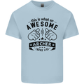 An Awesome Archer Looks Like Archery Mens Cotton T-Shirt Tee Top Light Blue