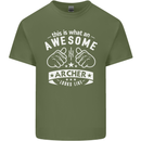 An Awesome Archer Looks Like Archery Mens Cotton T-Shirt Tee Top Military Green
