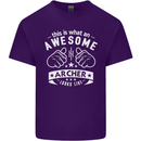 An Awesome Archer Looks Like Archery Mens Cotton T-Shirt Tee Top Purple