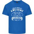 An Awesome Archer Looks Like Archery Mens Cotton T-Shirt Tee Top Royal Blue
