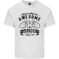 An Awesome Archer Looks Like Archery Mens Cotton T-Shirt Tee Top White