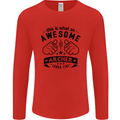 An Awesome Archer Looks Like Archery Mens Long Sleeve T-Shirt Red